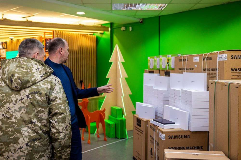 Мережа магазинів побутової техніки з Дніпропетровщини передала ЗСУ товарів на мільйон гривень