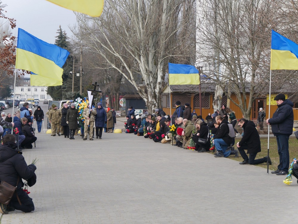 23 лютого Покров провів в останню путь загиблого Захисника (фото)