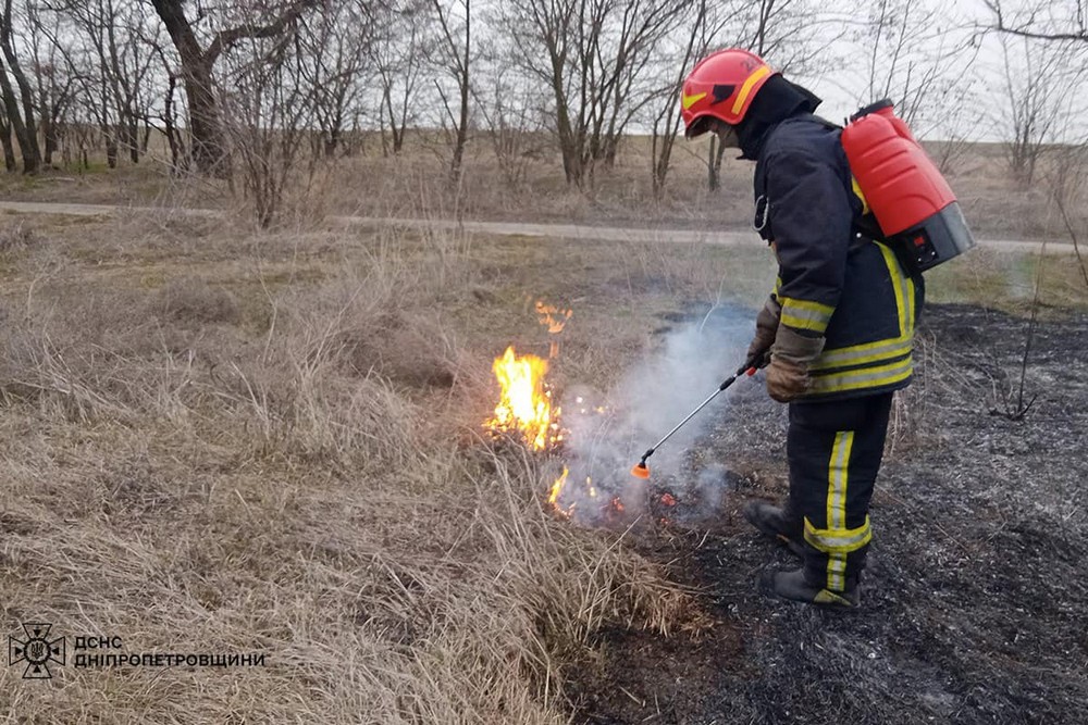 На Дніпропетровщині притягли до відповідальності ще 15 паліїв сухої трави (фото)