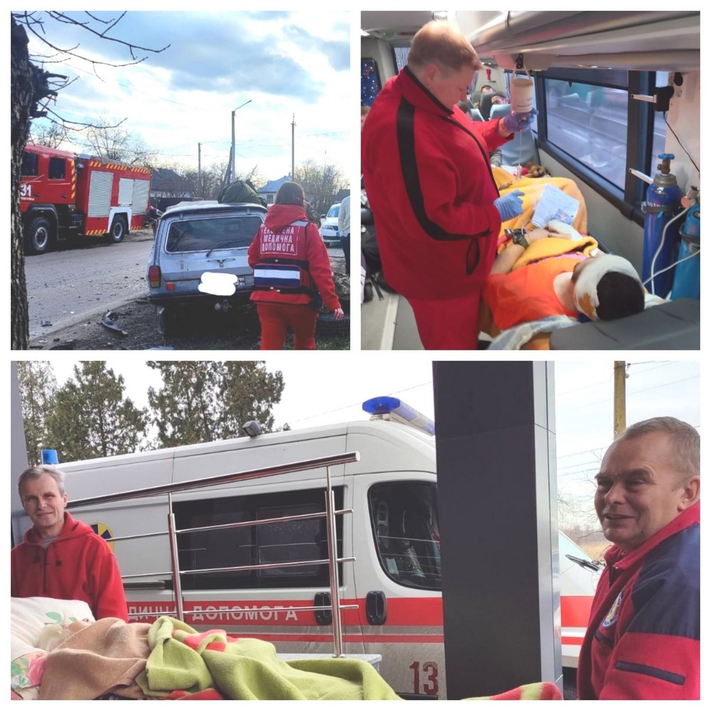 Рятували поранених на Нікопольщині, евакуювали бійців: про роботу «швидкої» на Дніпропетровщині минулого тижня