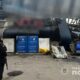 Перші хвилини після обстрілу Епіцентру в Нікополі показали поліцейські