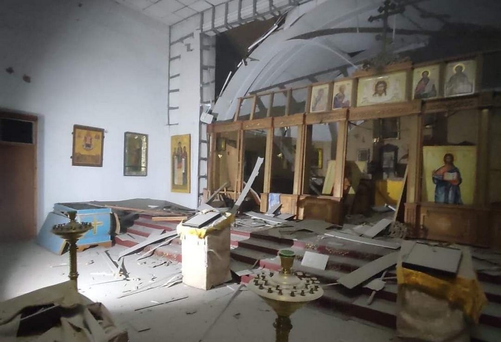 обстріляну церкву на Нікопольщині потрібно терміново рятувати