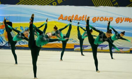 Гімнастки з Нікополя стали бронзовими призерками чемпіонату України (фото)