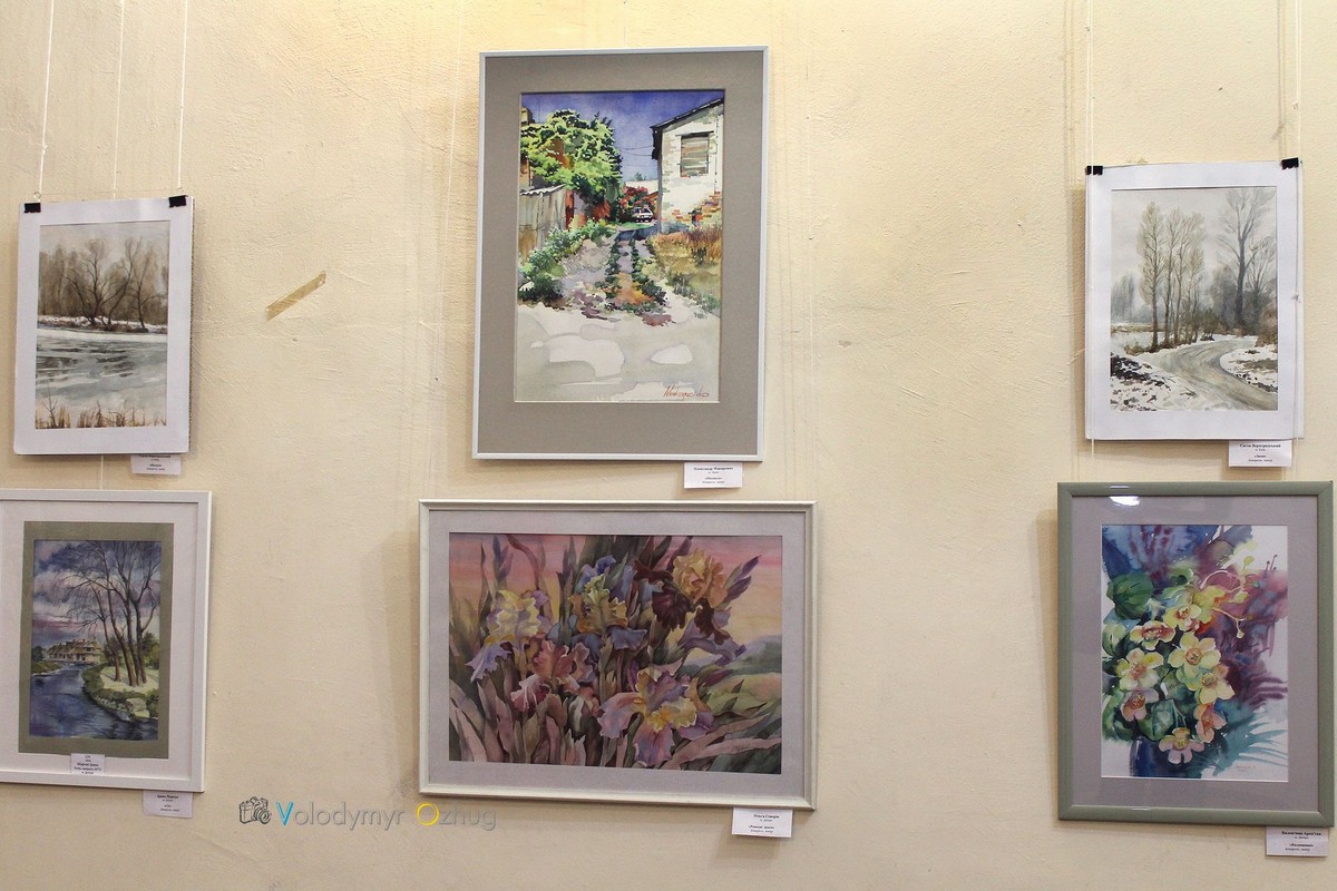 Художники з Нікополя представили свої картини на виставці у Дніпрі