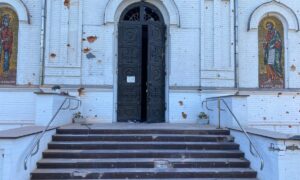 у Нікополі ворожий снаряд пошкодив Спасо преображенський собор УПЦ