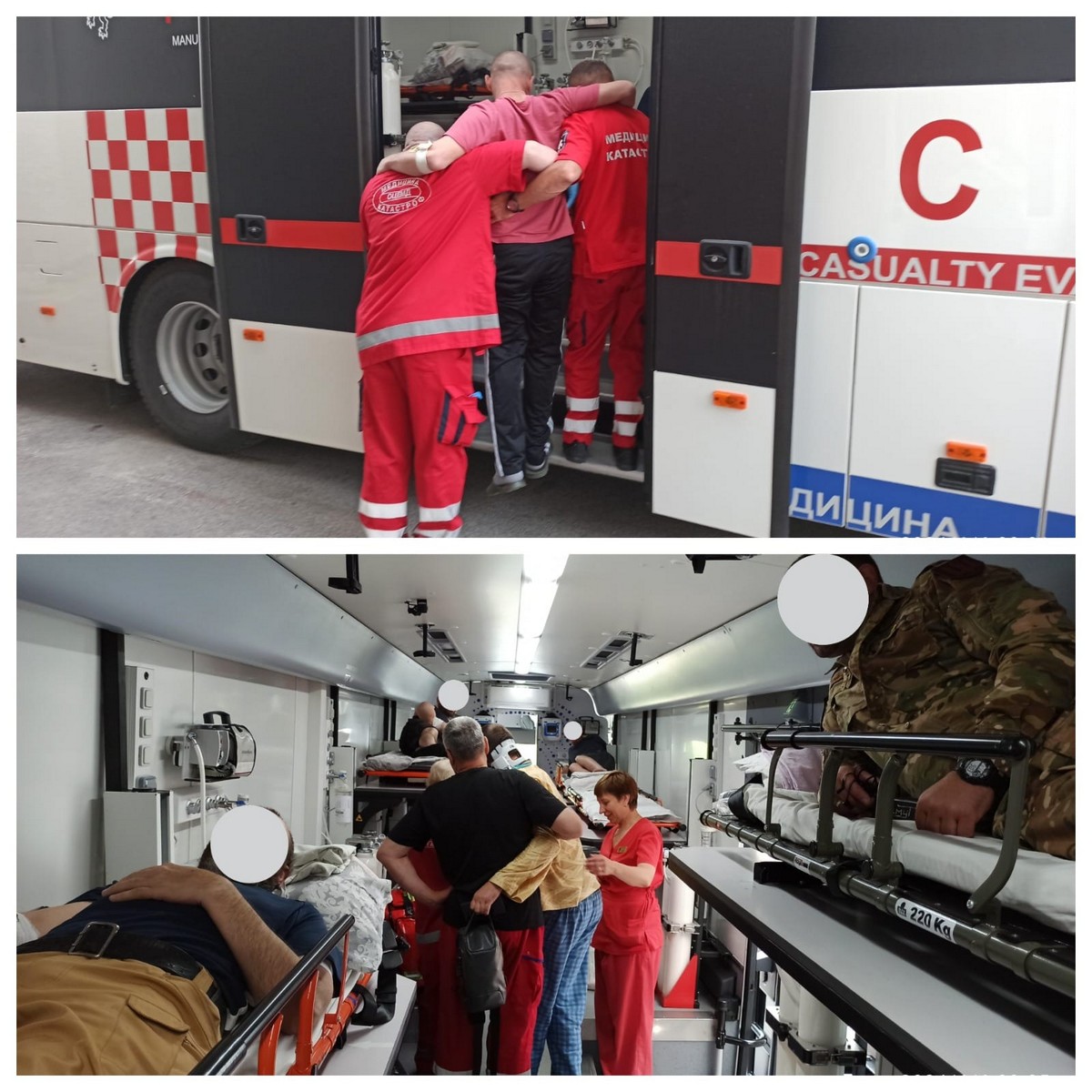 Медики Дніпропетровщини допомогли пораненому Захиснику одружитися: відвезли на евакуаційному автобусі до РАГСу
