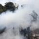 У Нікополі спалахнули пожежі внаслідок ворожих обстрілів (фото)