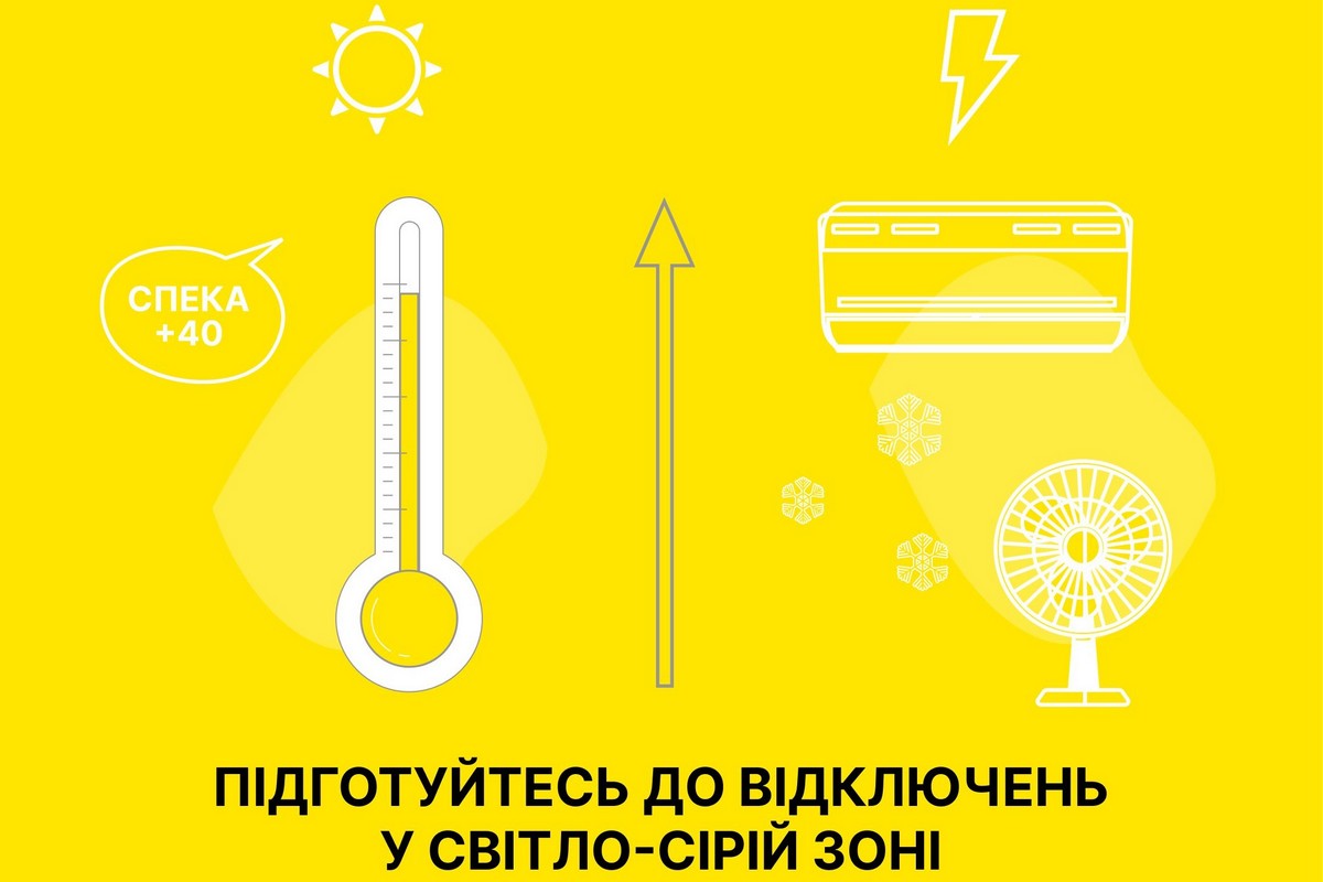 Нікопольців попередили про збільшення відключень світла через спеку