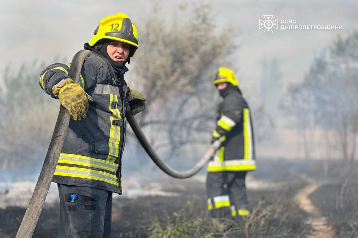 На Дніпропетровщині за добу сталося 77 пожеж