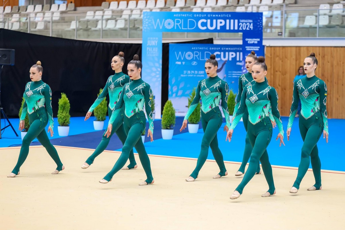 Спортсменки з Нікополя взяли участь у  чемпіонаті світу з естетичної групової гімнастики (фото)