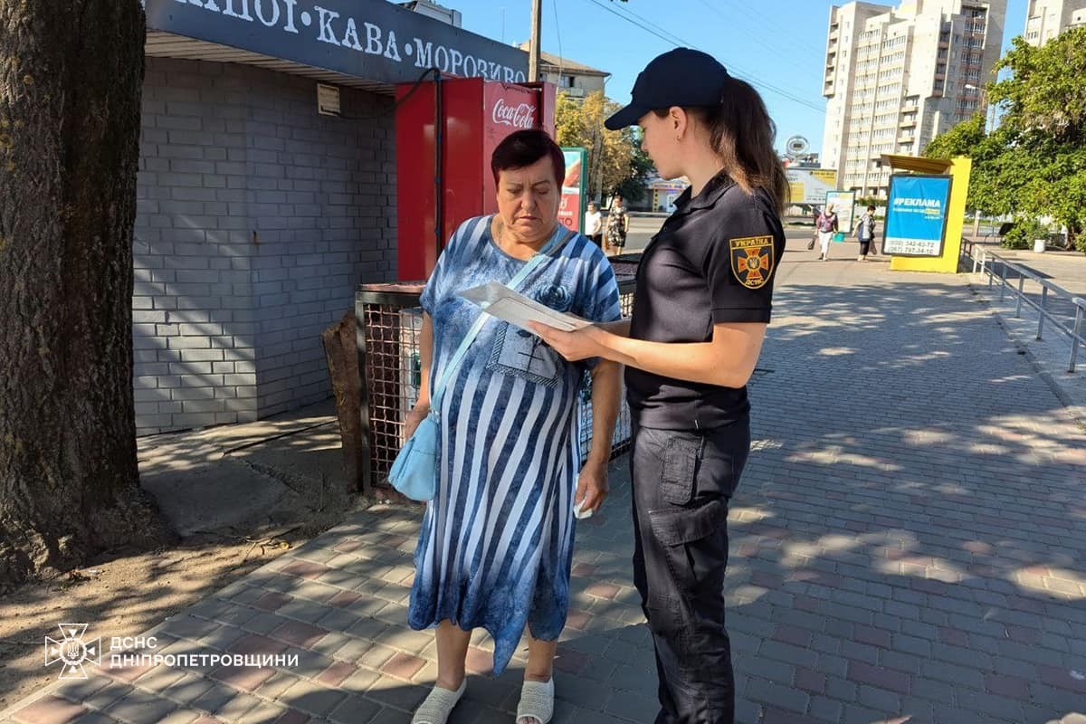 З мешканцями Нікополя провели бесіди: фото