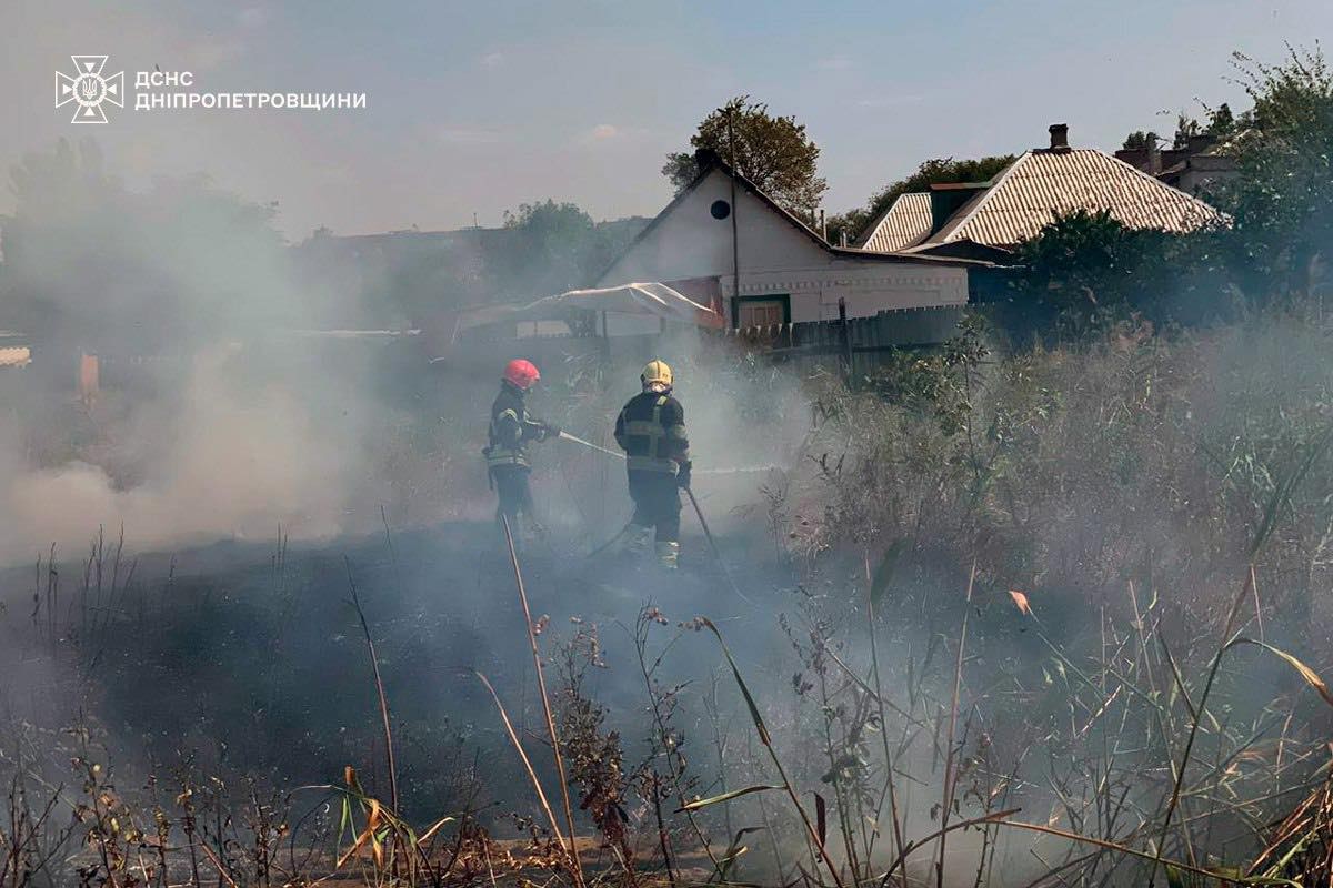 На Дніпропетровщині за добу вигоріло 97 га екосистем: фото