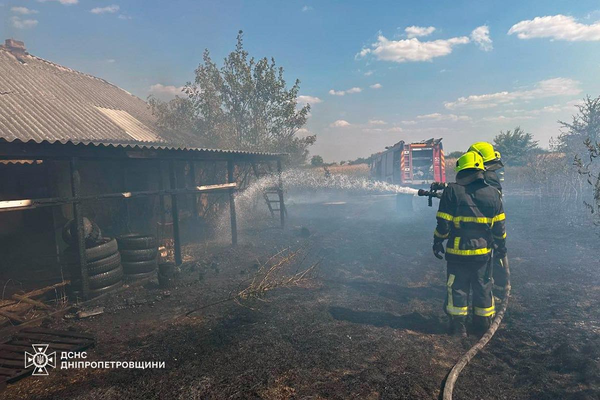 На Дніпропетровщині за добу вигоріло 97 га екосистем: фото