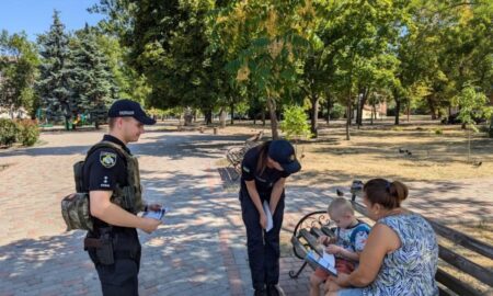 Мешканцям Нікополя нагадали правила мінної безпеки (фото