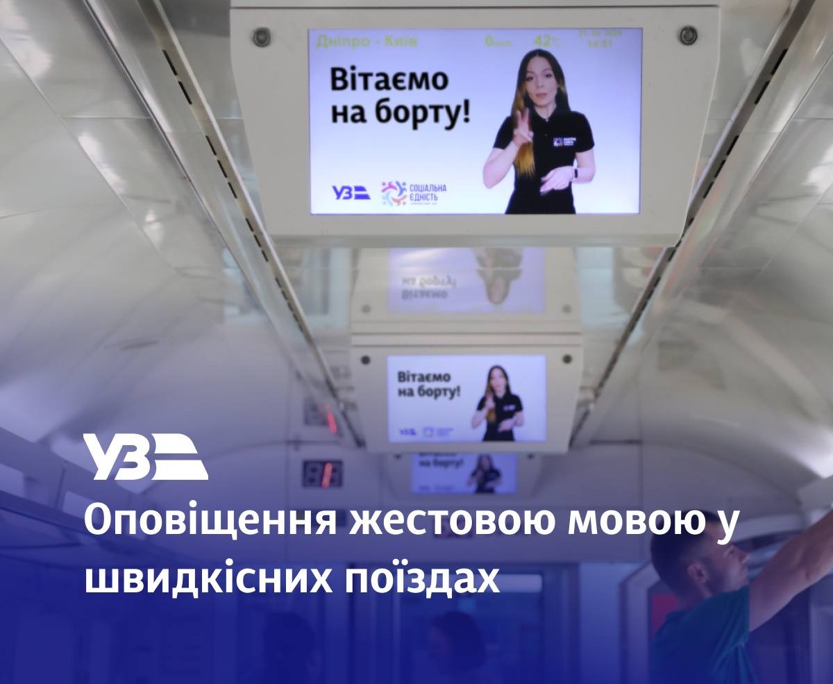 У швидкісних поїздах та на двох вокзалах України важливе нововведення