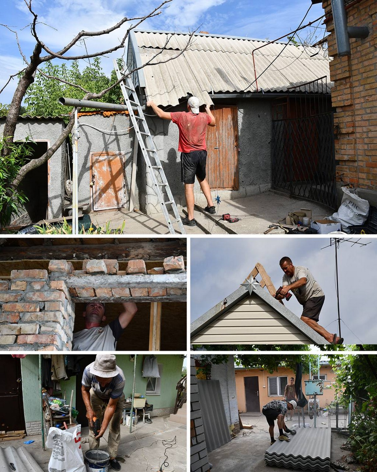 у Нікополі вже відновлено побитих будинків