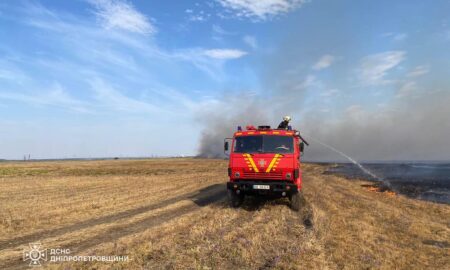 На Дніпропетровщині за добу вигоріло 149 га екосистем (фото)