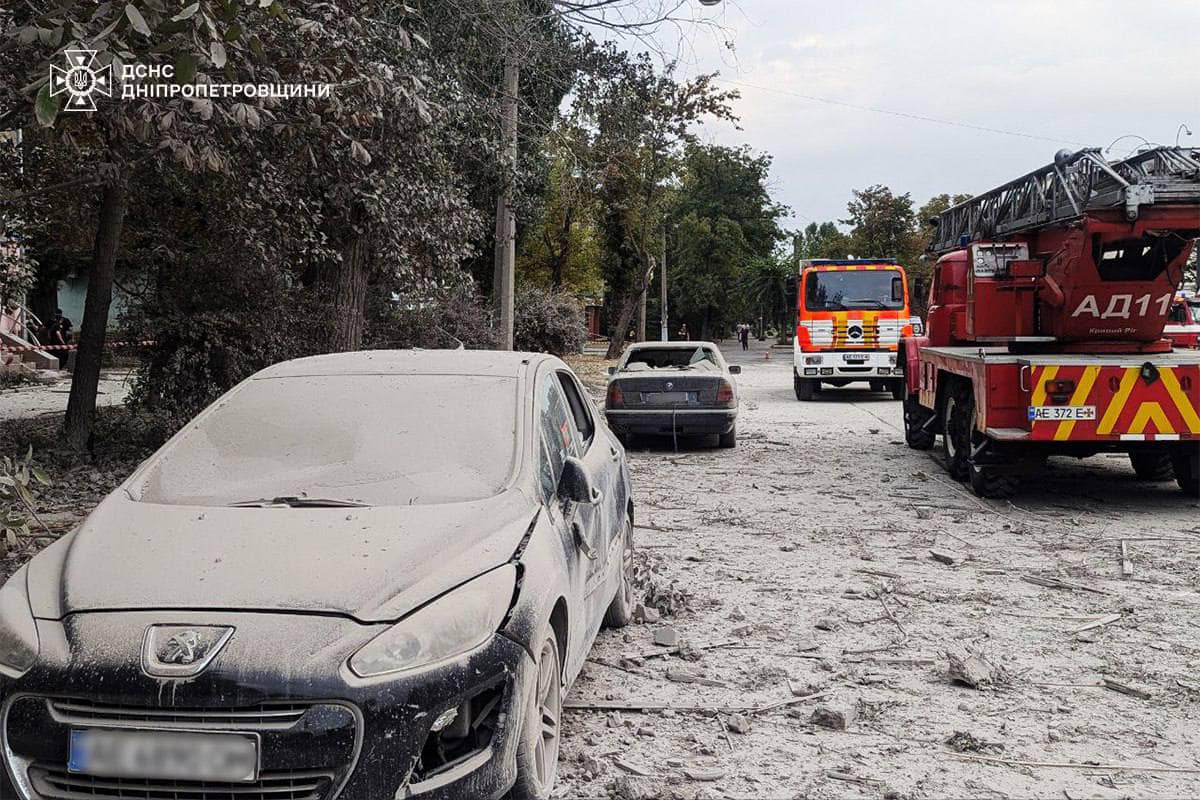 У Кривому Розі багато руйнувань після ворожої атаки