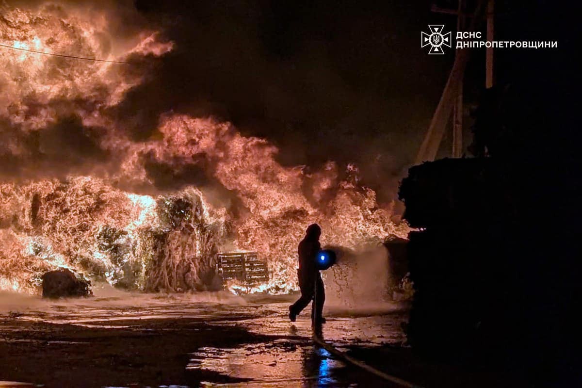 На Дніпропетровщині вночі 