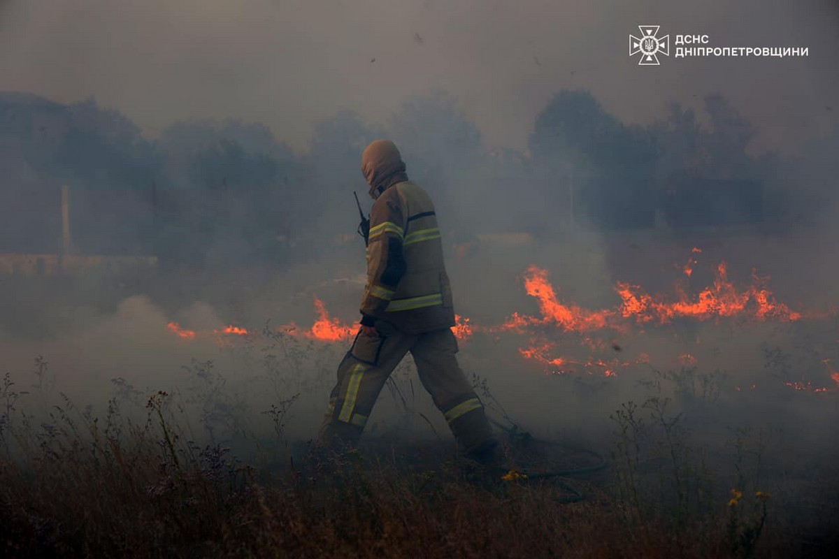 Дніпропетровщина у вогні: горіло 47 га лісу, а всього 300 га території, постраждала людина