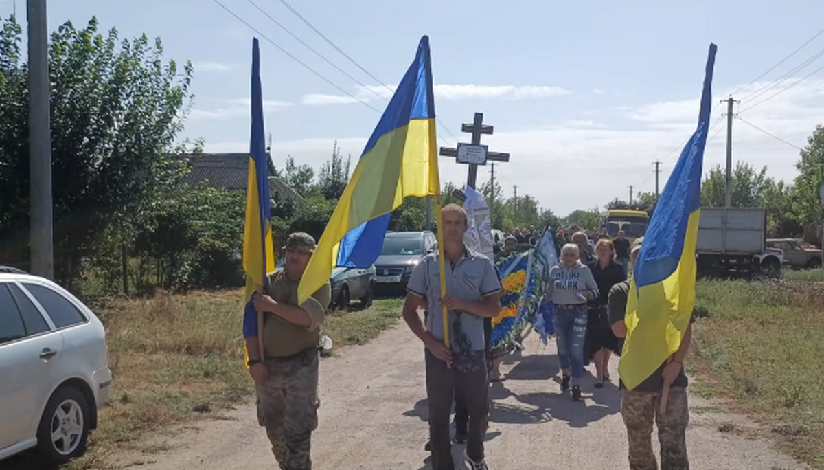 На Нікопольщині 5 вересня провели в останню путь полеглого Захисника