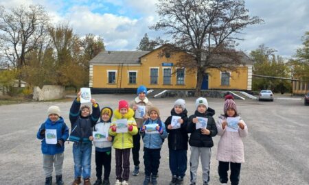 На Нікопольщині першокласники відвідали з екскурсією станцію Мирове (фото)