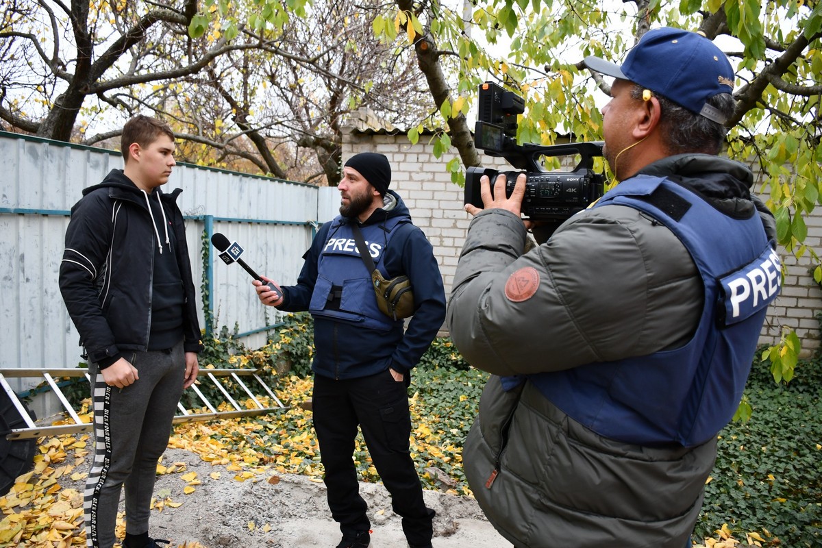 До Нікополя прибули журналісти польського телеканалу «Белсат»