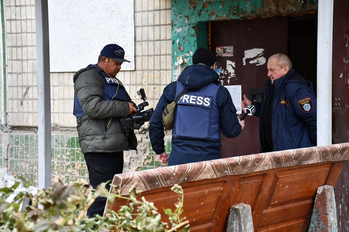 До Нікополя прибули журналісти польського телеканалу «Белсат»