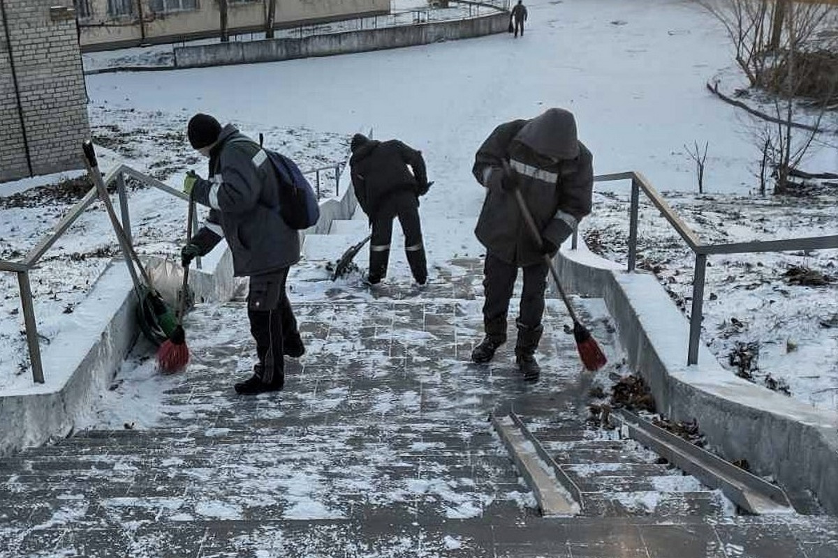 Зима у Нікополі 13 грудня: фото