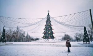 Як виглядав Нікополь наприкінці грудня три роки тому