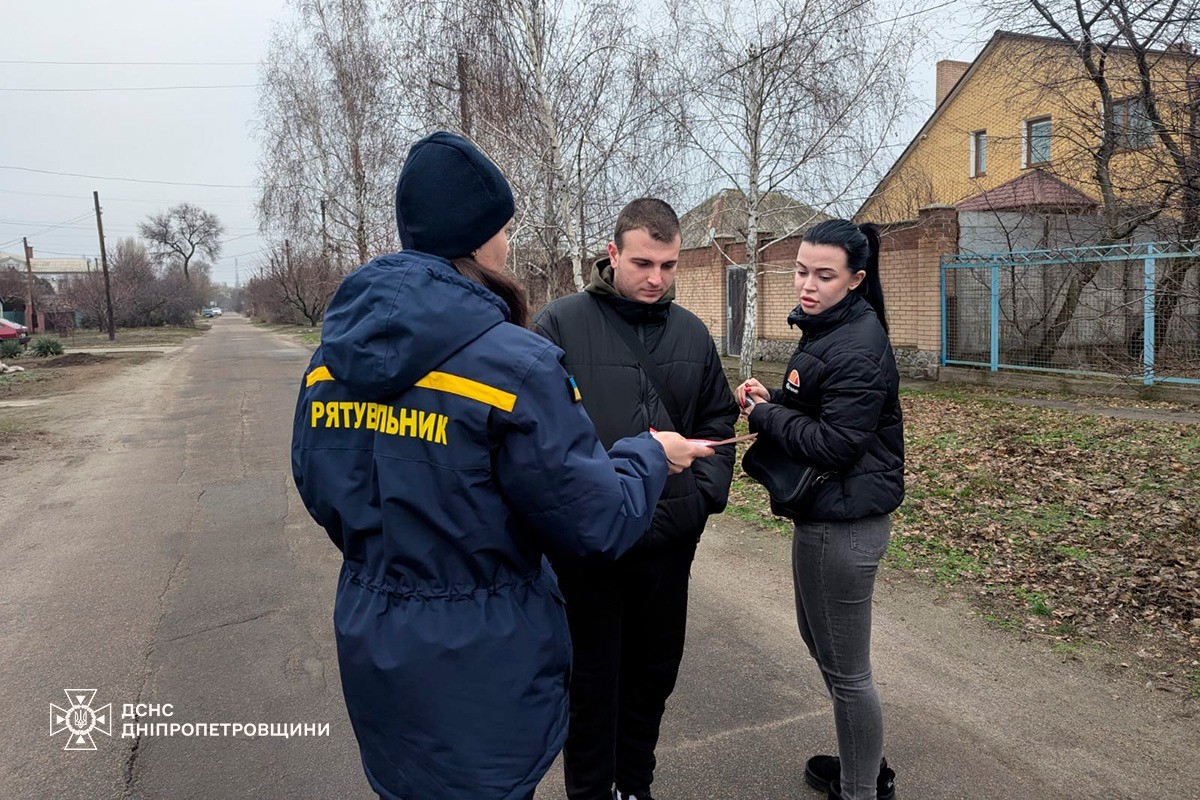 Де сьогодні у Нікополі загину чоловік, а також у приватному секторі: рятувальники провели бесіди з людьми