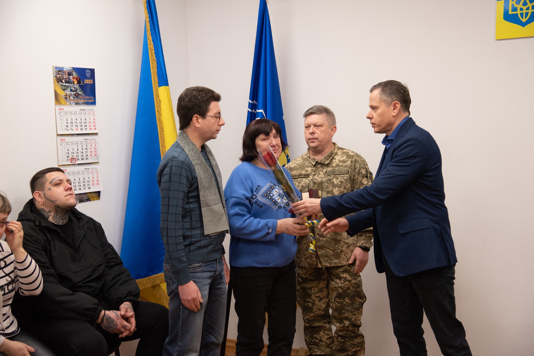 Дев’ятьох нікопольських воїнів відзначено державними нагородами – 7 із них посмертно (фото)