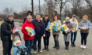 У Нікополі родинам з дітьми видали засоби гігієни (відео)