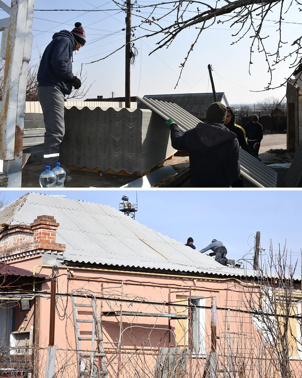 У Нікополі відновлюють понівечене житло: фото до і після