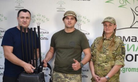 Благодійники Нікополя передали військовим РЕБ систему 39 Благодійники Нікополя