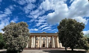 Каштани у Нікополі під неймовірним небом в травні 2025 року (фото)