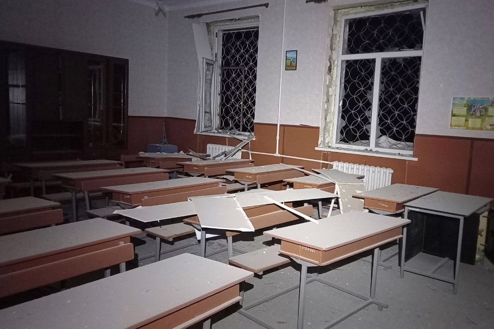 Наслідки нічного обстрілу Нікополя 10