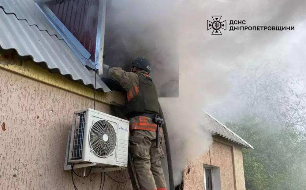У Нікополі сьогодні ворожий дрон атакував приватний будинок 2