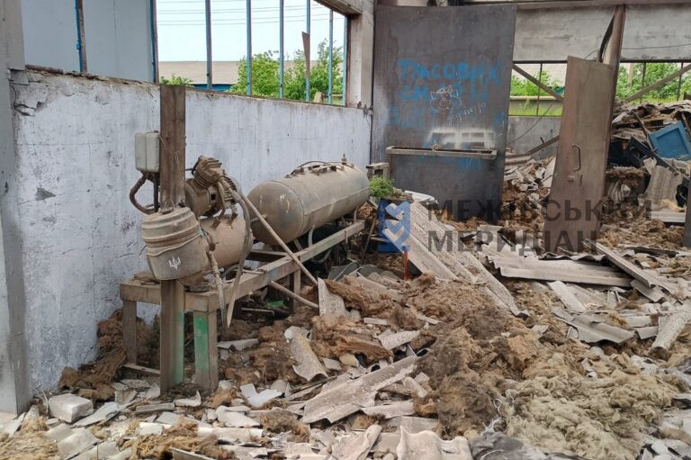 Ворог знищив склад зерна на Синельниківщині ЗМІ (фото)