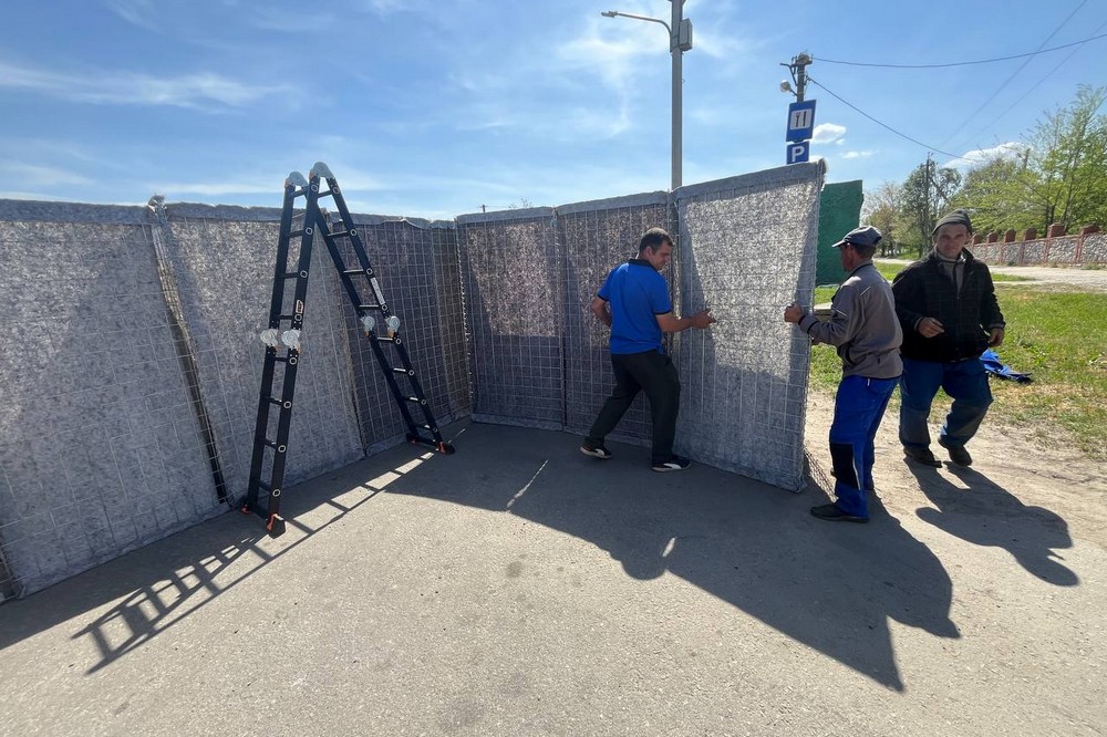У Червоногригорівській громаді триває встановлення габіонів: фото