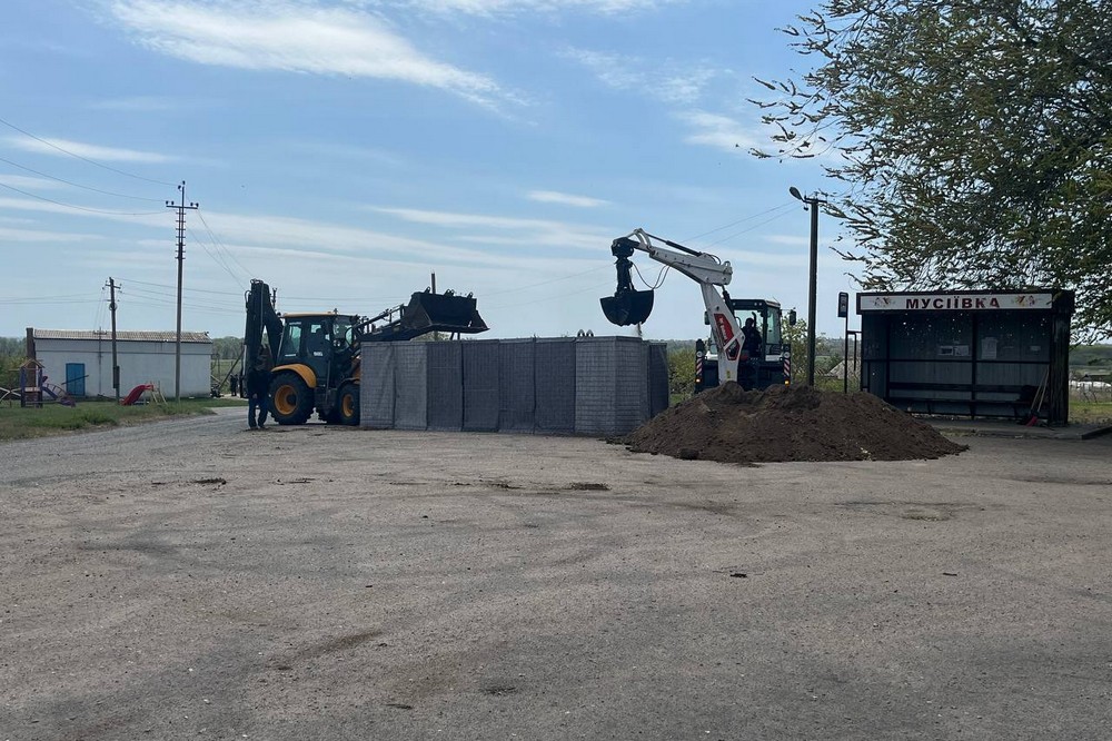 У Червоногригорівській громаді триває встановлення габіонів: фото