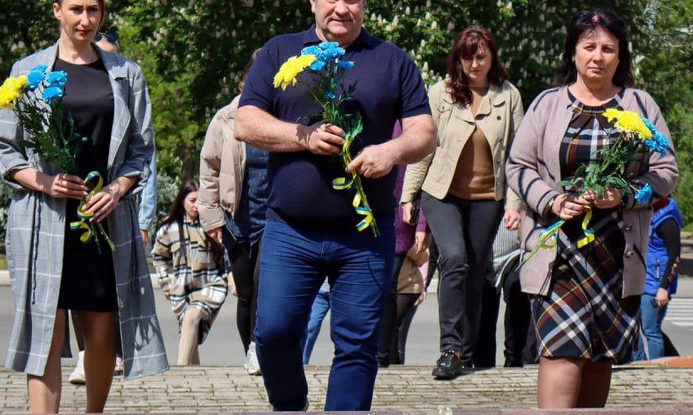 У Марганці сьогодні вшанували загиблих у Другій Світовій війні (фото)
