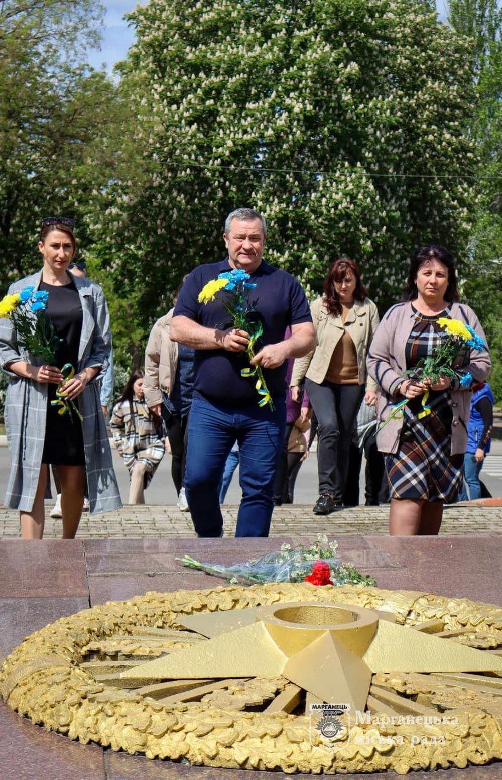 У Марганці сьогодні вшанували загиблих у Другій Світовій війні: фото