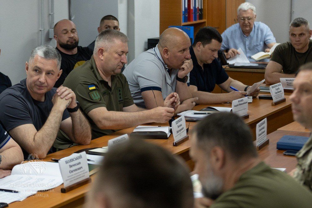 Комплектування підрозділів, мобілізація, ВЛК: основні теми чергового засідання Ради оборони Дніпропетровщини (фото)