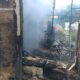 У Нікополі внаслідок обстрілу згорів житловий будинок