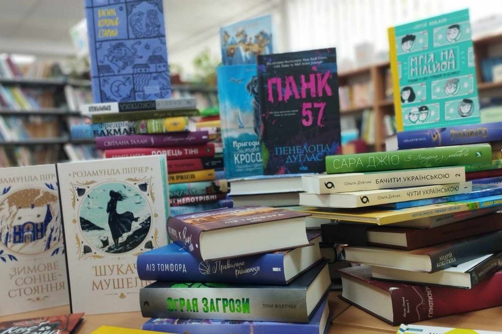 Бібліотеки Нікополя отримали ще 133 нові книги