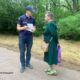 У лісі Марганецької громади рятувальники провели бесіди з людьми (фото)