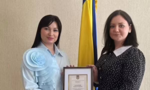 Керівник Нікопольського ДРАЦСу отримала Подяку 2