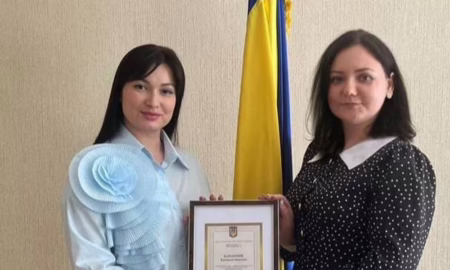 Керівник Нікопольського ДРАЦСу отримала Подяку 2