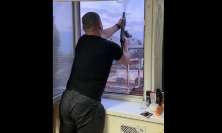 Окупант влаштував хаотичну стрілянину на території ЗАЕС (відео)